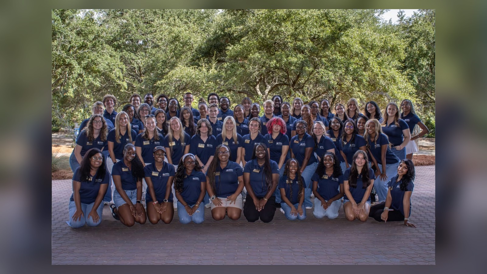 Georgia Southern Flight Leaders pose together on the Statesboro campus.